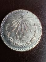 Mexiko 1932 1 Peso Silber 0.720 /1000 * Sonne * ( vz)
