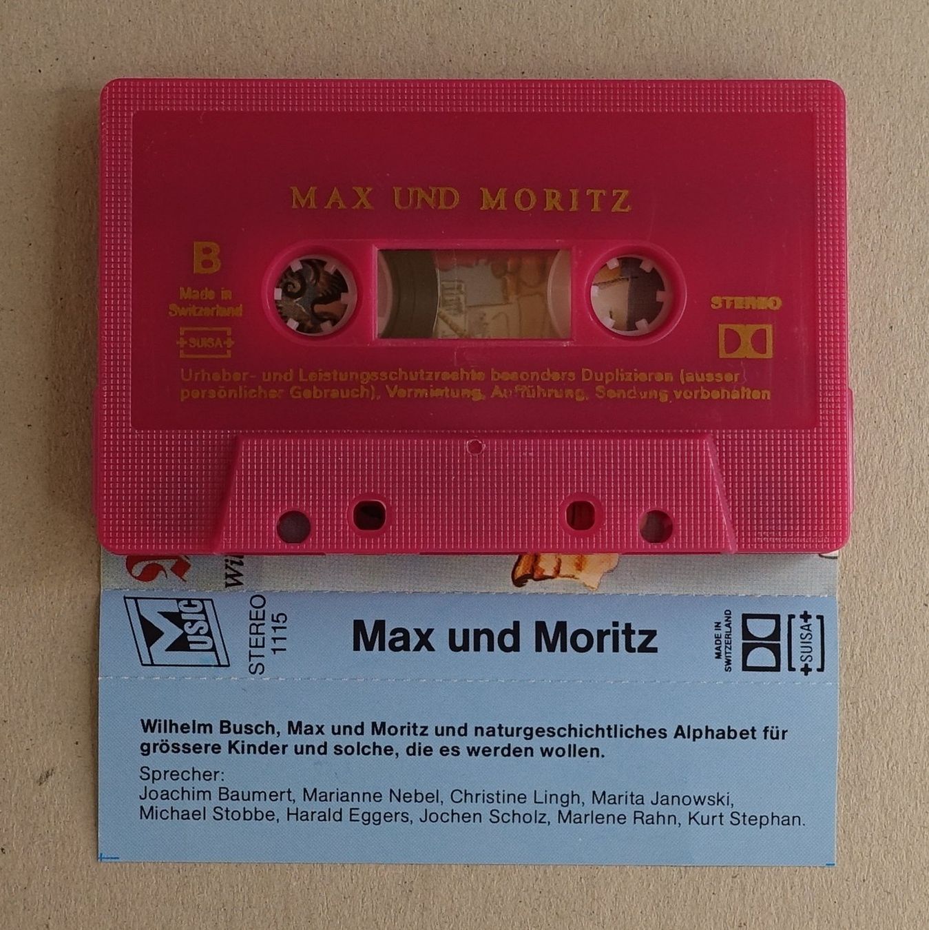 Kompaktkassetten: Wilhelm Busch - Max und Moritz – Gebraucht aus Sessa von discoverymedia 1