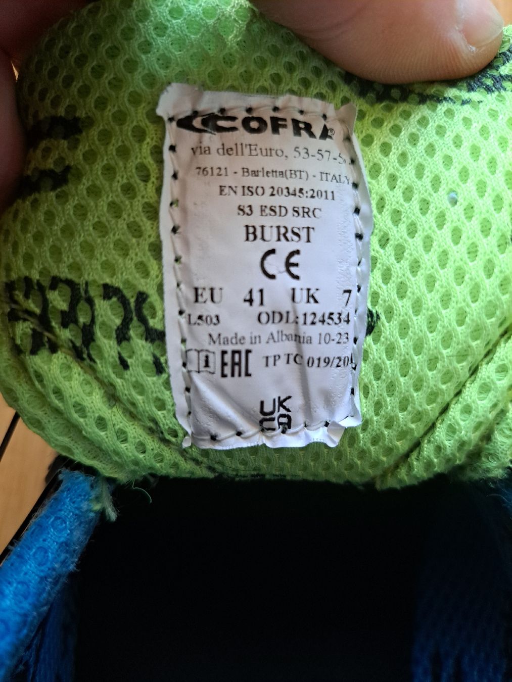 Scarpe da uomo: Cofra Arbeitsschuhe Gr41 – Usato da Morens FR venduto da Kiscica 5
