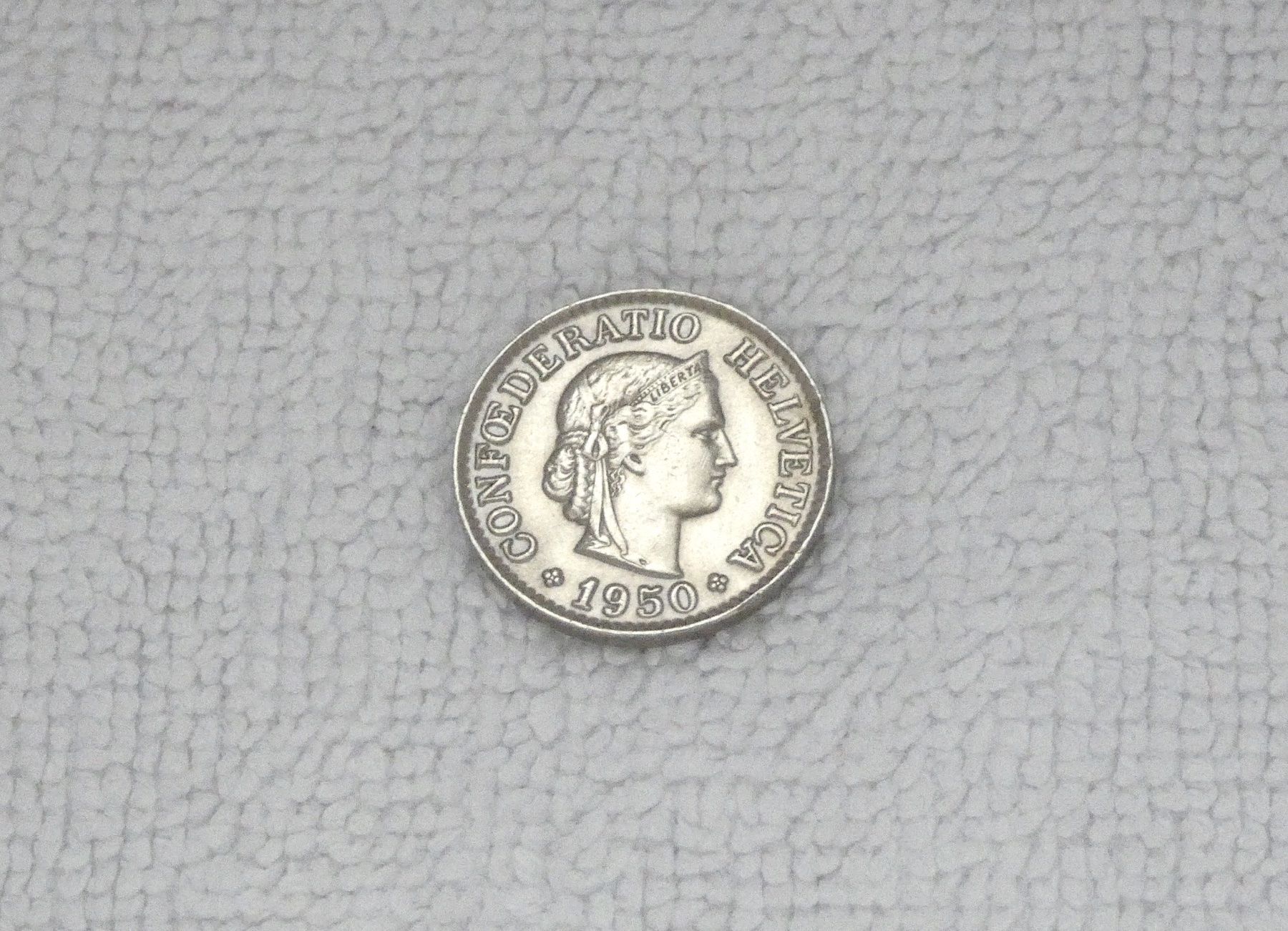 Tutti le monete: 10 centimes/rappen 1950 – Usato da Nyon venduto da Ilmi09