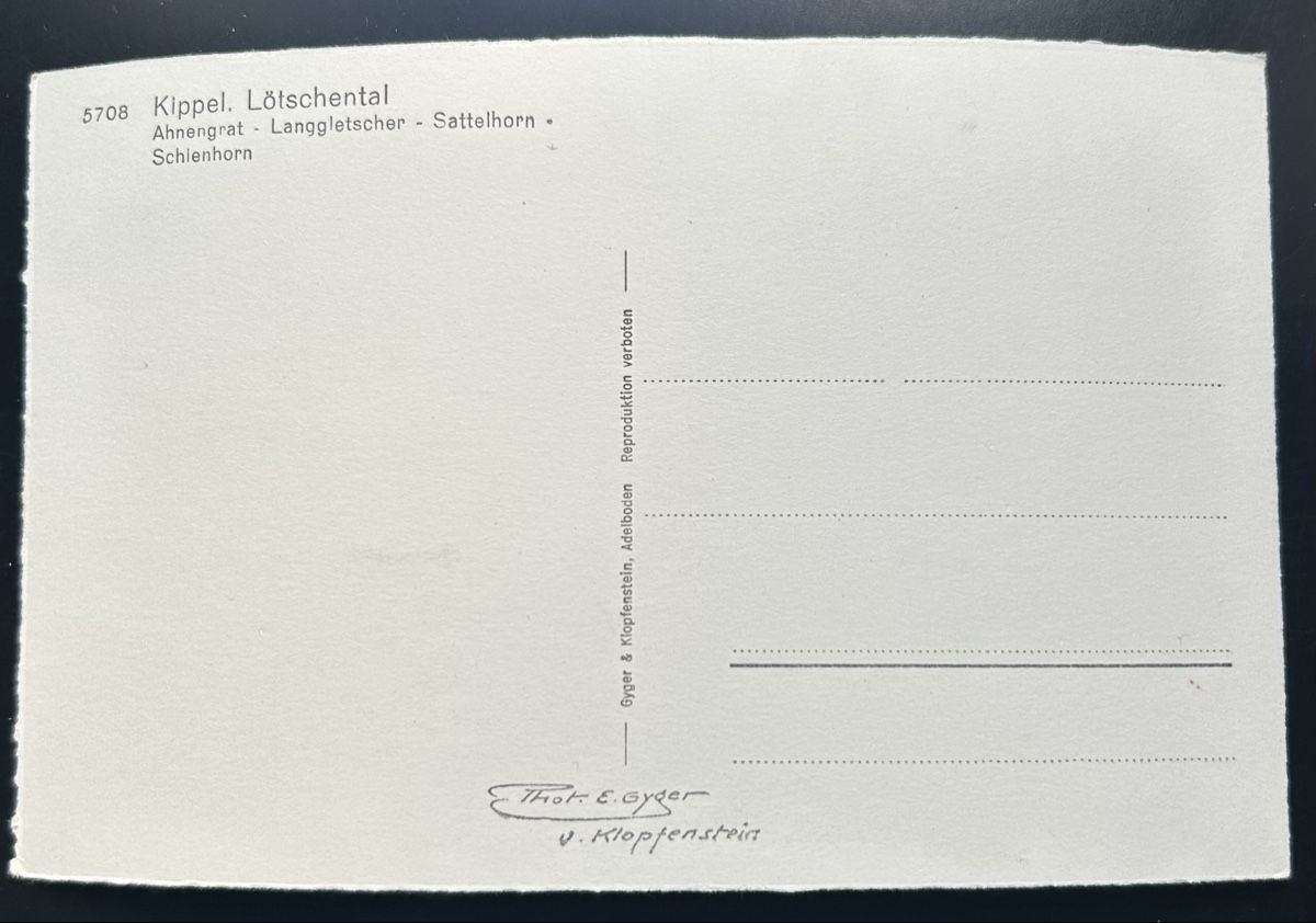 Cartoline postali: Kippel im Lötschental  – Usato da Horw venduto da Tellbub 1