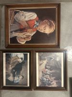 Klassisches Wandbild mit Holzrahmen 