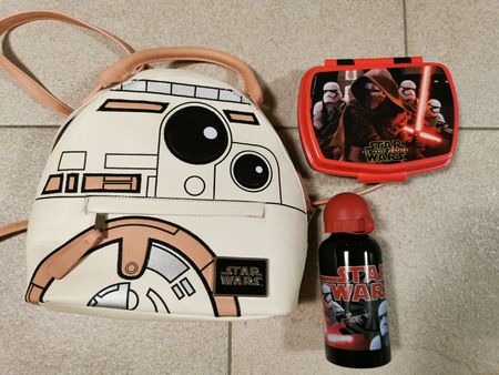 Star Wars Set: Rucksack, Trinkflasche & Znünibox, neu!