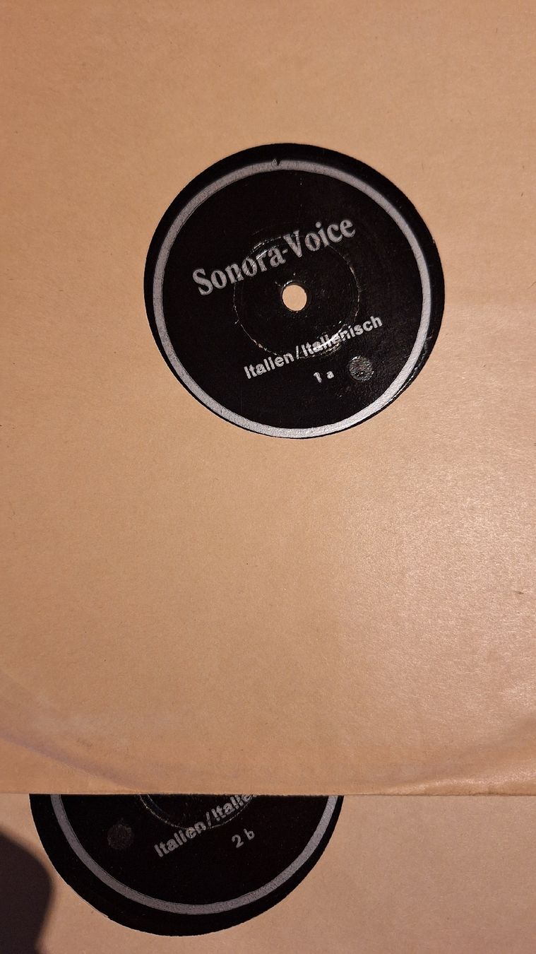 Schallplatten: Sprachkurs Schellackplatten italienisch deutsch – Gebraucht aus Bönigen von saft195619 1