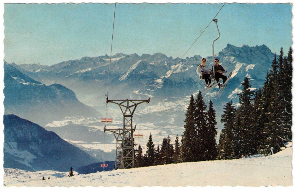 Cartoline postali: Leysin - Sessellift Solacyre – Usato da Binningen venduto da Mountainrider