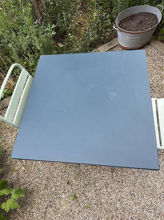 Giardimo Tischset: Giardimo LAB Retro Gartenset  Tisch mit 2 Stühlen – Gebraucht aus Winterthur von Fazzoletto 1