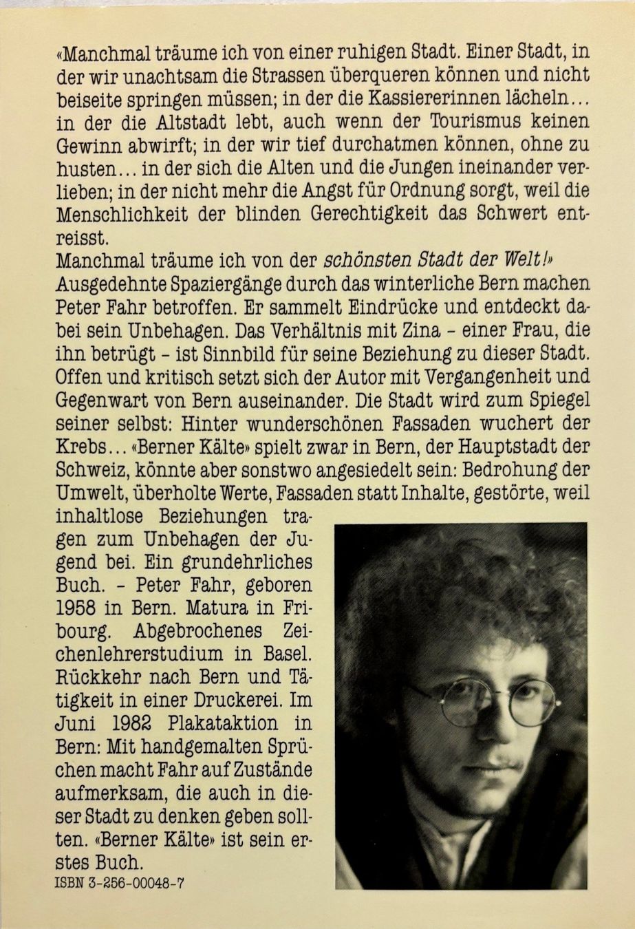 Libri: Fahr Peter, Berner Kälte – Nuovo (secondo la descrizione) da Sarnen venduto da Livres 1