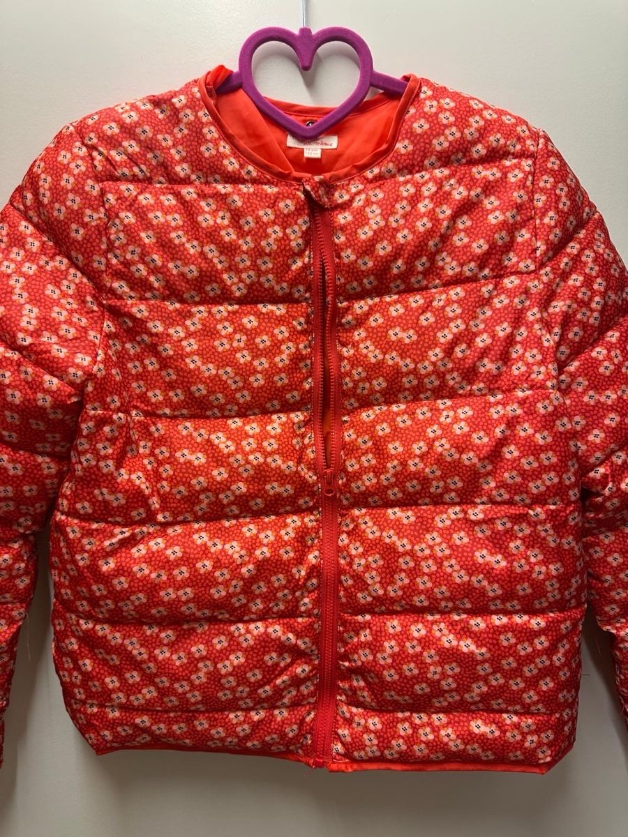 Du Pareil au Même Giacche & Cappotti: Steppjacke Rot mit Blumenmuster Grösse 152 – Usato da Brüttisellen venduto da nat_5622