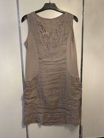 kleid Made in Italy Gr.M 100% Leinen
