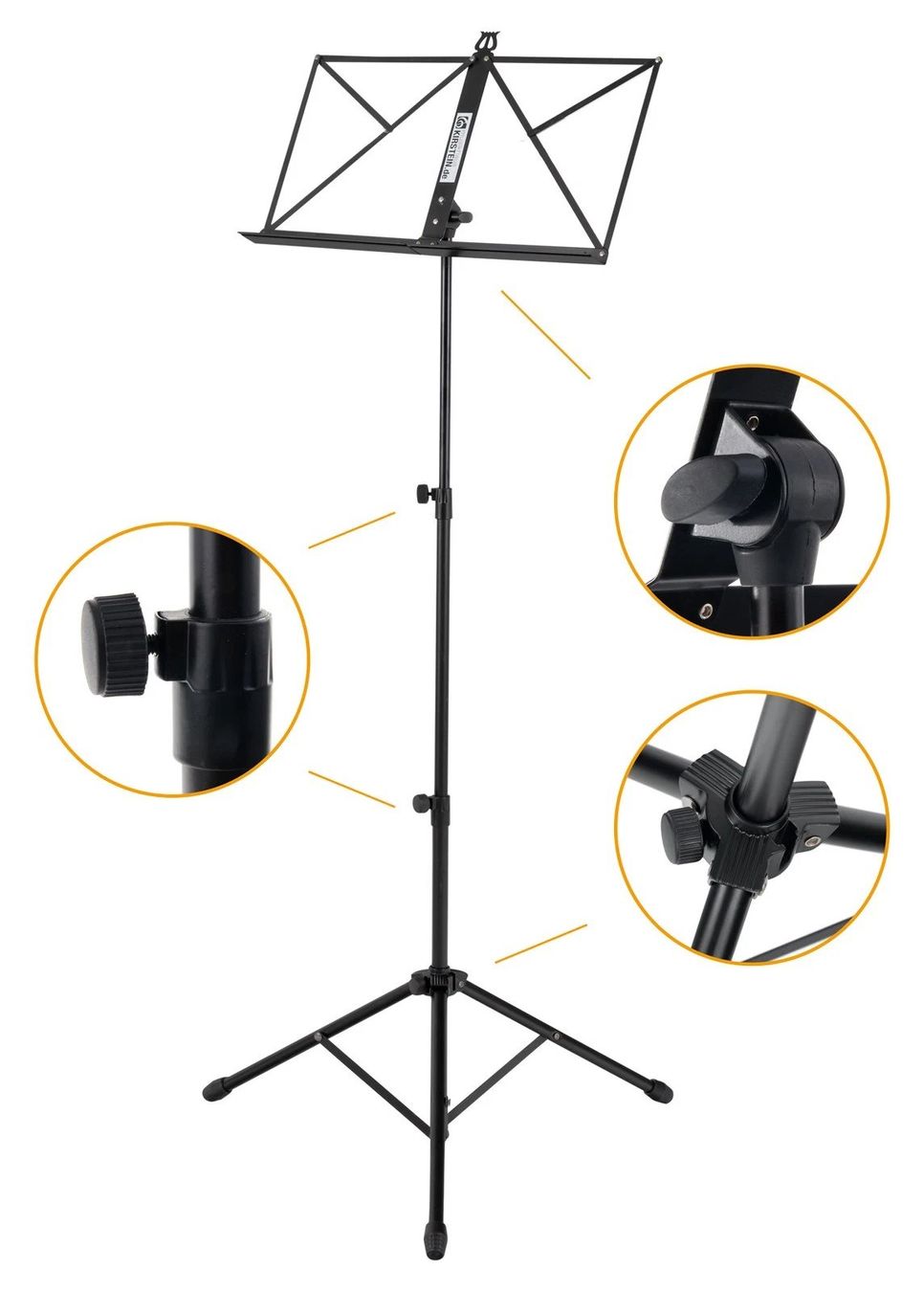 Supporti per strumenti musicali & leggii: Noten ständer stativ Mit  LED-Leuchte Set – Nuovo (secondo la descrizione) da Kirchdorf AG venduto da Apost008 5