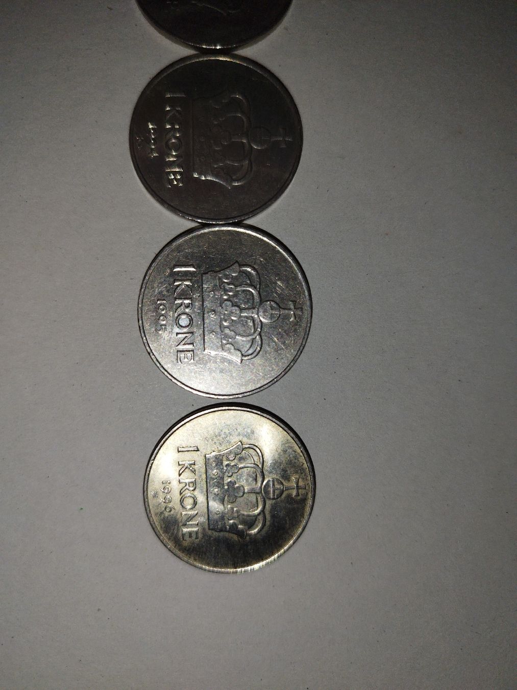 Tutti le monete: 5x Norwegen 1 Krone Münzen – Usato da Walkringen venduto da ani_6bgd 2