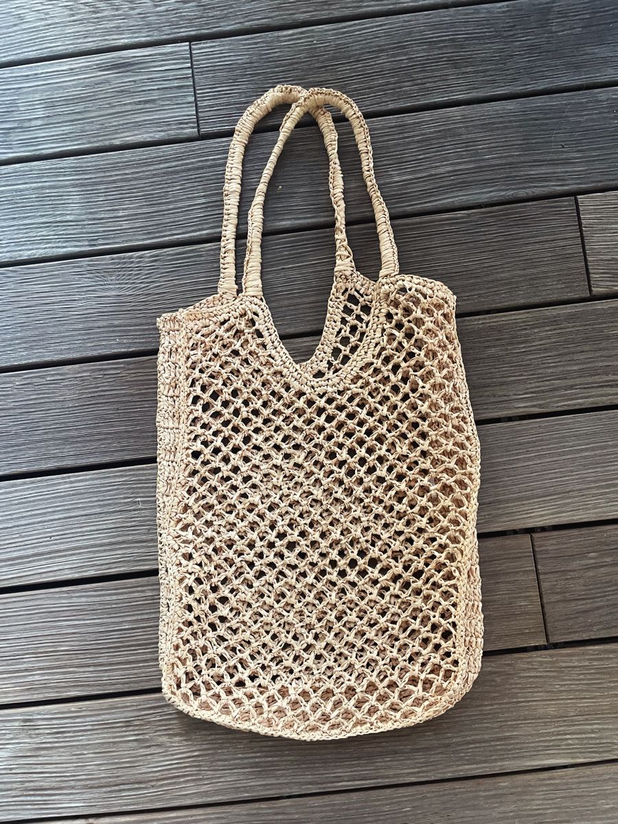 Borse da donna: Tolle Handgewebte Strohtasche, Sommer Basttasche, Shopper – Usato da Zürich venduto da t8w_gf5y