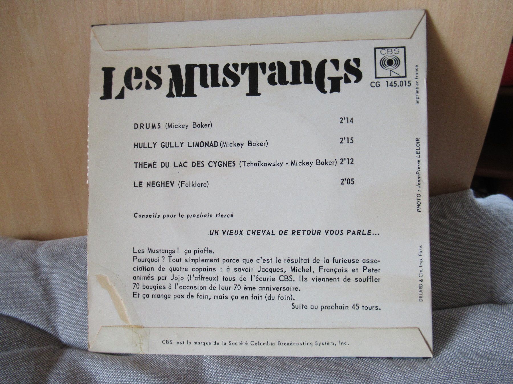 Schallplatten: LES MUSTANGS - GROUPE SUISSE – Gebraucht aus Grône von Mire01 1