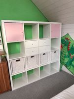 IKEA Kallax Regal weiss 4x4 mit Einsätzen gebraucht