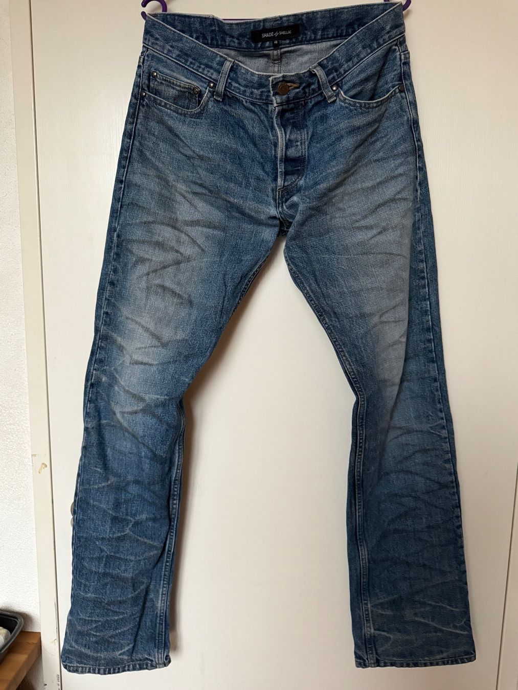 Jeans: Blaue Jeans, shade by shellac. gross ca 30 – Usato da Birmensdorf ZH venduto da T_Richard 3