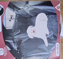 NEU Auto Hunde Schutzdecke Rücksitz 145x136cm, Schwarz