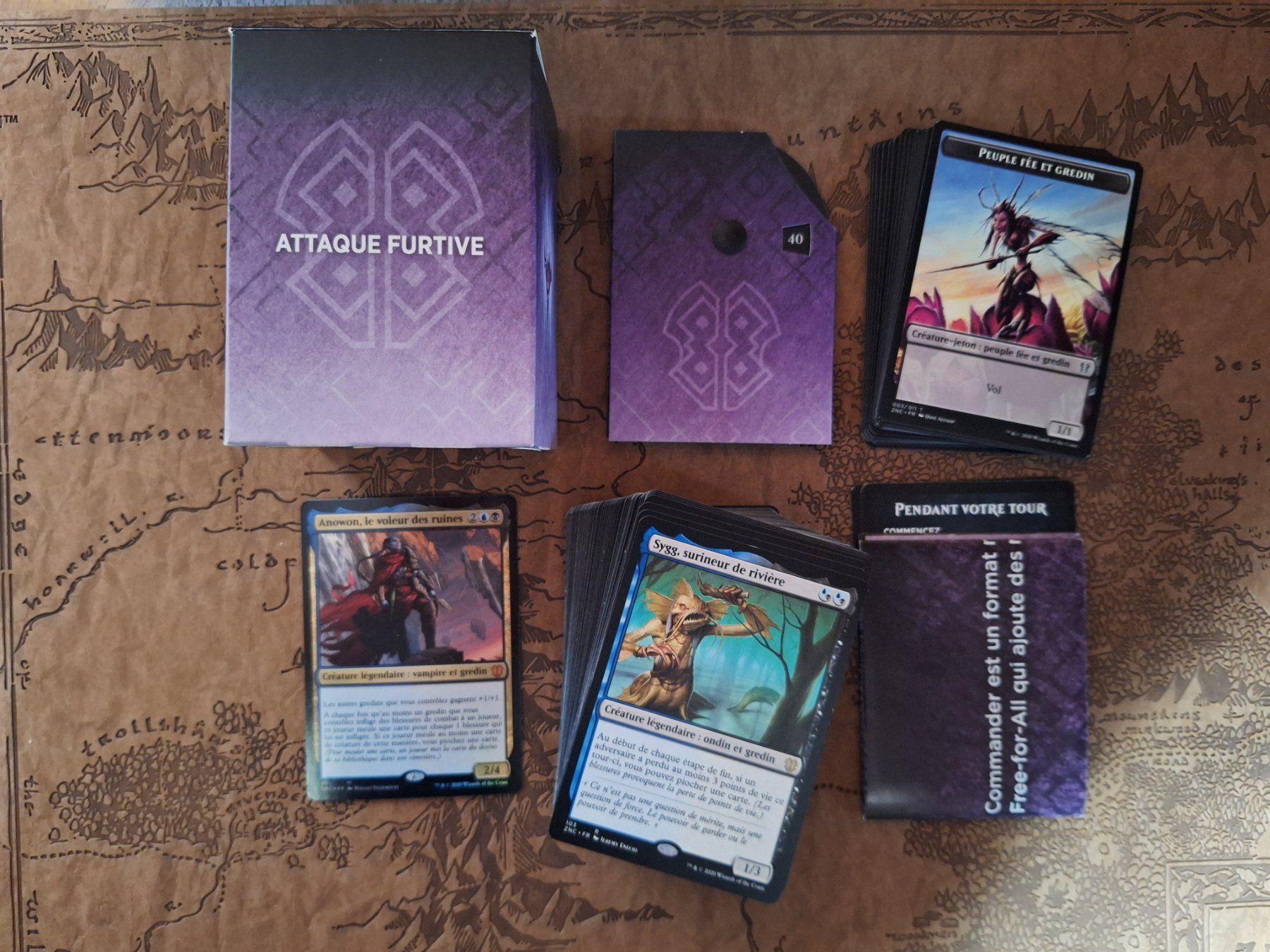 Magic The Gathering Carte collezionabili: MTG - Deck commander préconstruit "Attaque furtive" (FR) – Usato da Fribourg venduto da TiBiscuit