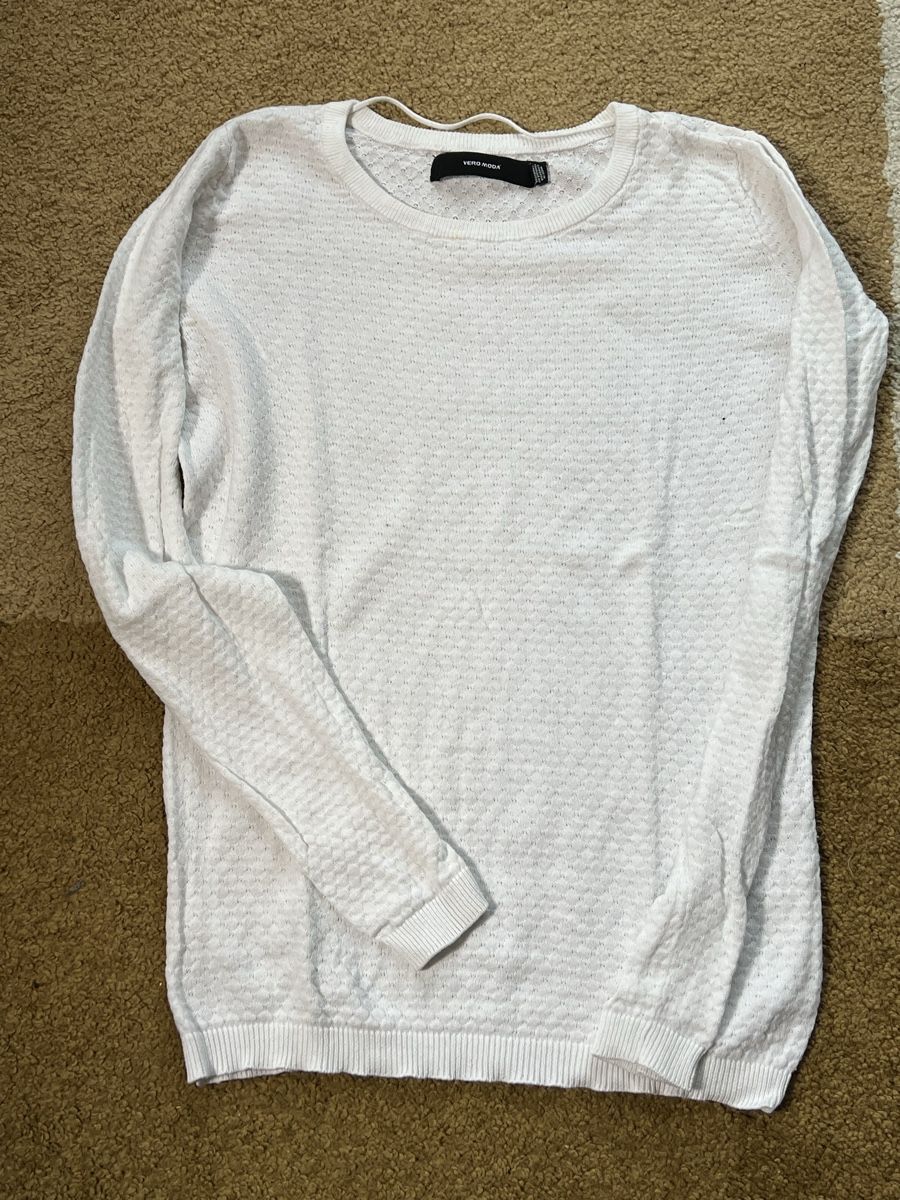 Maglioni & Felpe: Pull Vero Moda blanc - Taille XS – Usato da Genève venduto da eti_xqy7 2