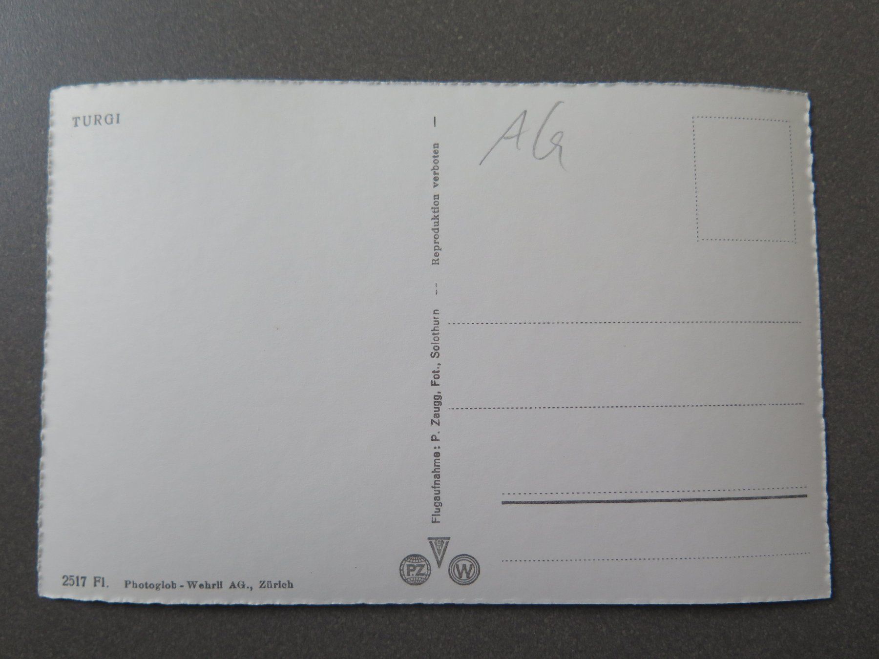 Cartoline postali: TURGI - FLUGAUFNAHME – Usato da Wittenbach venduto da lipasal 1