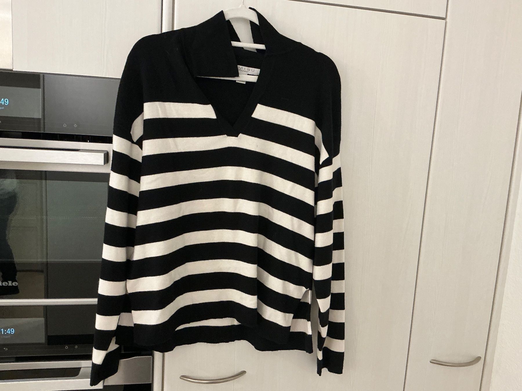Pullover & Sweatshirts: Misu Pullover, gestreift, schwarz/weiss, Grösse M Top! – Neu (gemäss Beschreibung) aus Würenlos von Tina48