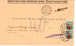 Brief mit Nachporto 1925