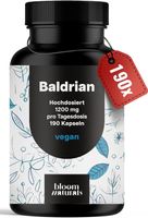 Baldrian Kapseln 1200mg hochdosiert vegan 190 Stk