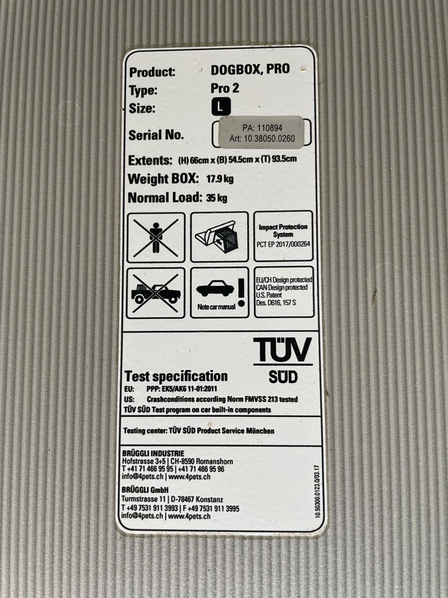 4pets Gabbie, trasporto & Sicurezza: Hundetransportbox 4pets Pro 2, L – Usato da Mönthal venduto da irly17 2