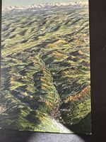 Waldenburgertal, historische Vogelschau-Panoramakarte