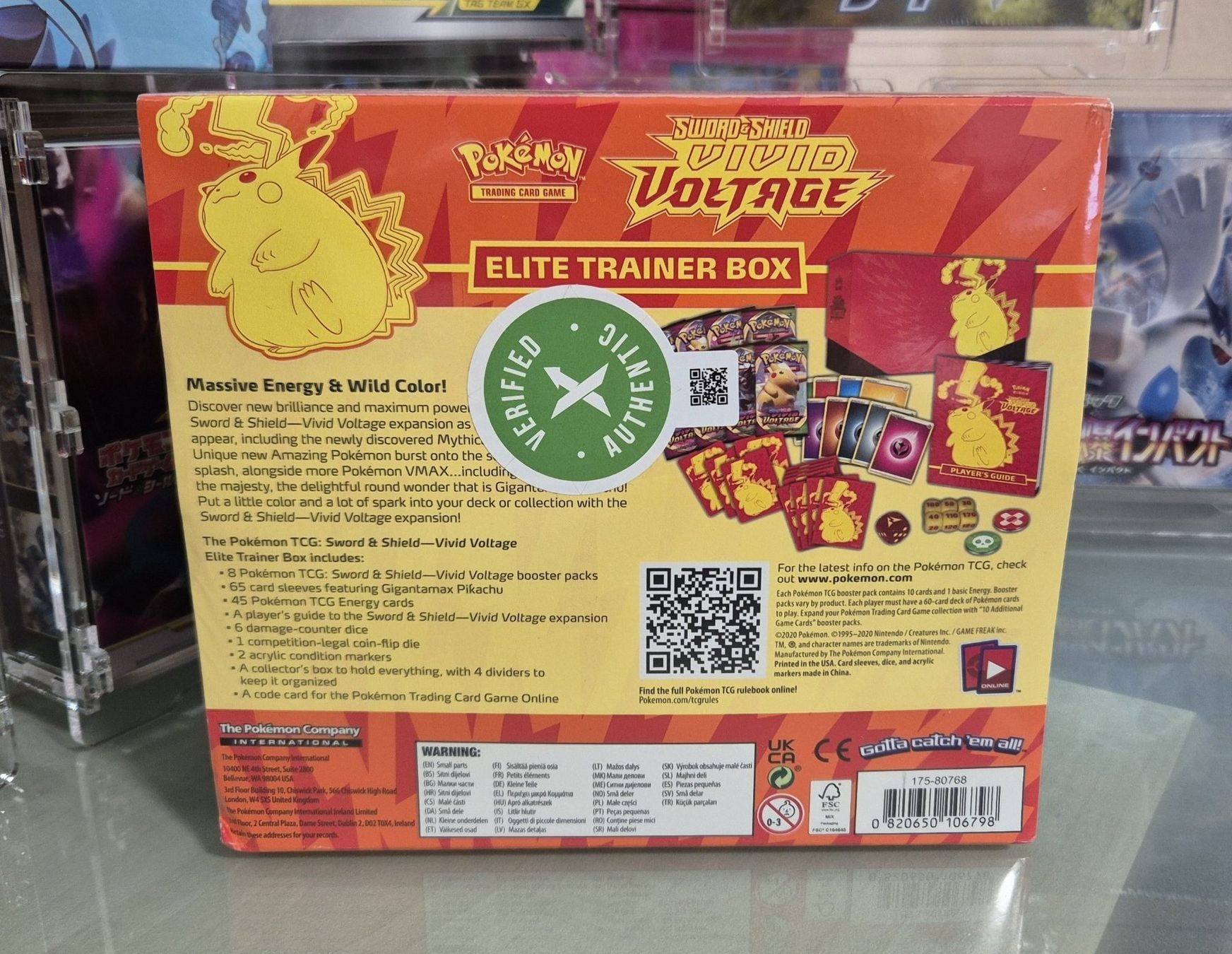 Pokémon Carte collezionabili: Pokémon Vivid Voltage Elite Trainer Box Englisch 2020 – Nuovo (secondo la descrizione) da Aesch BL venduto da bigboystoy 2