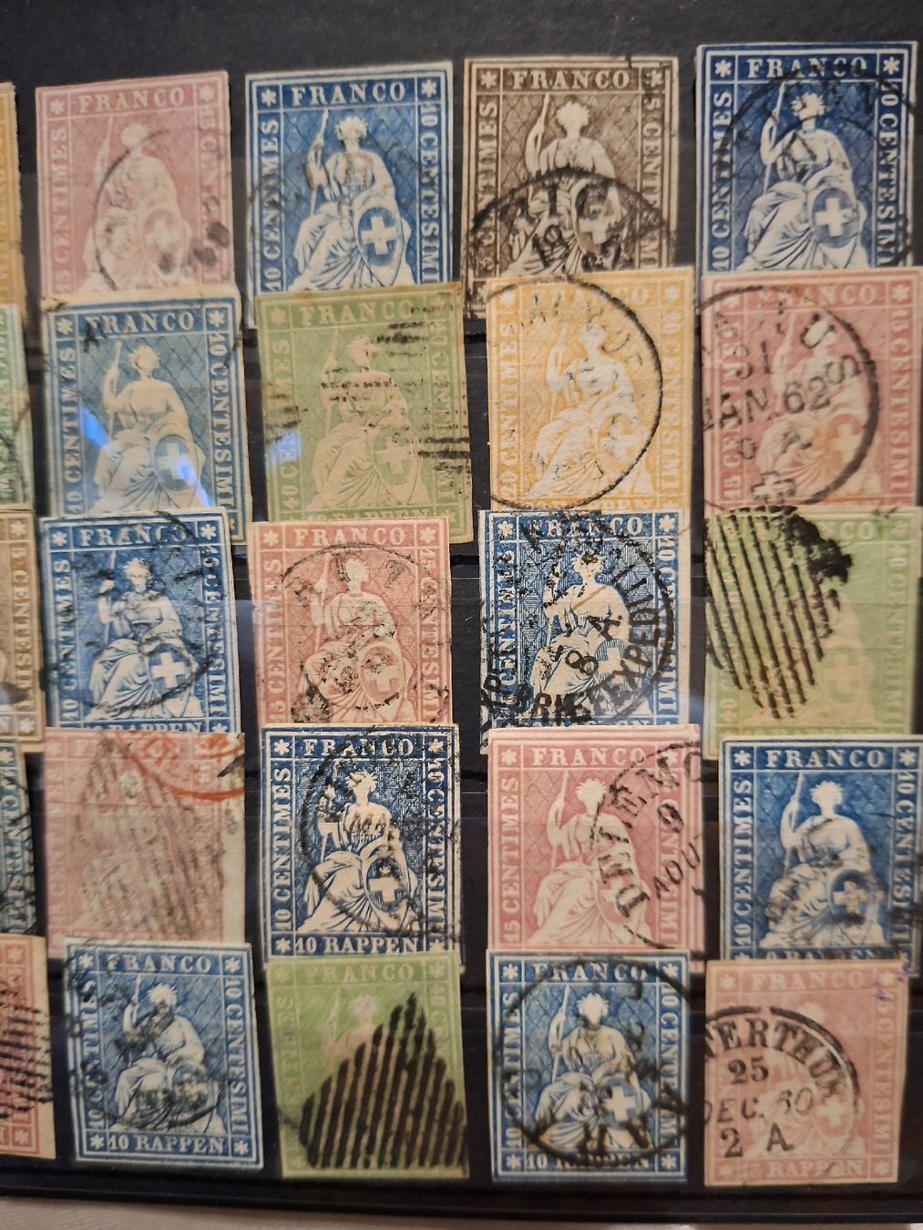 Tutti i francobolli: Strubel Lot 45 Stk. div. – Usato da Balgach venduto da SIMEON27 3