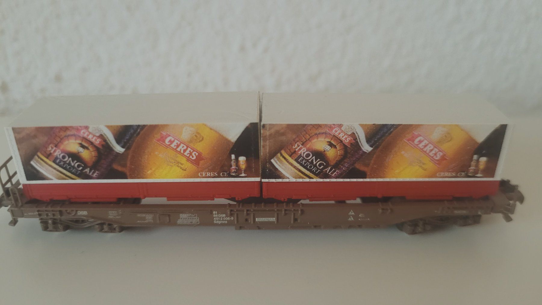 Roco Modellini di ferrovie: Taschenwagen DSB / Ceres Bier – Usato da Wittenbach venduto da Hase113 3
