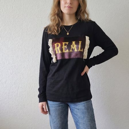 House of Holland Longsleeve S, schwarz, Joe Sweeney REAL