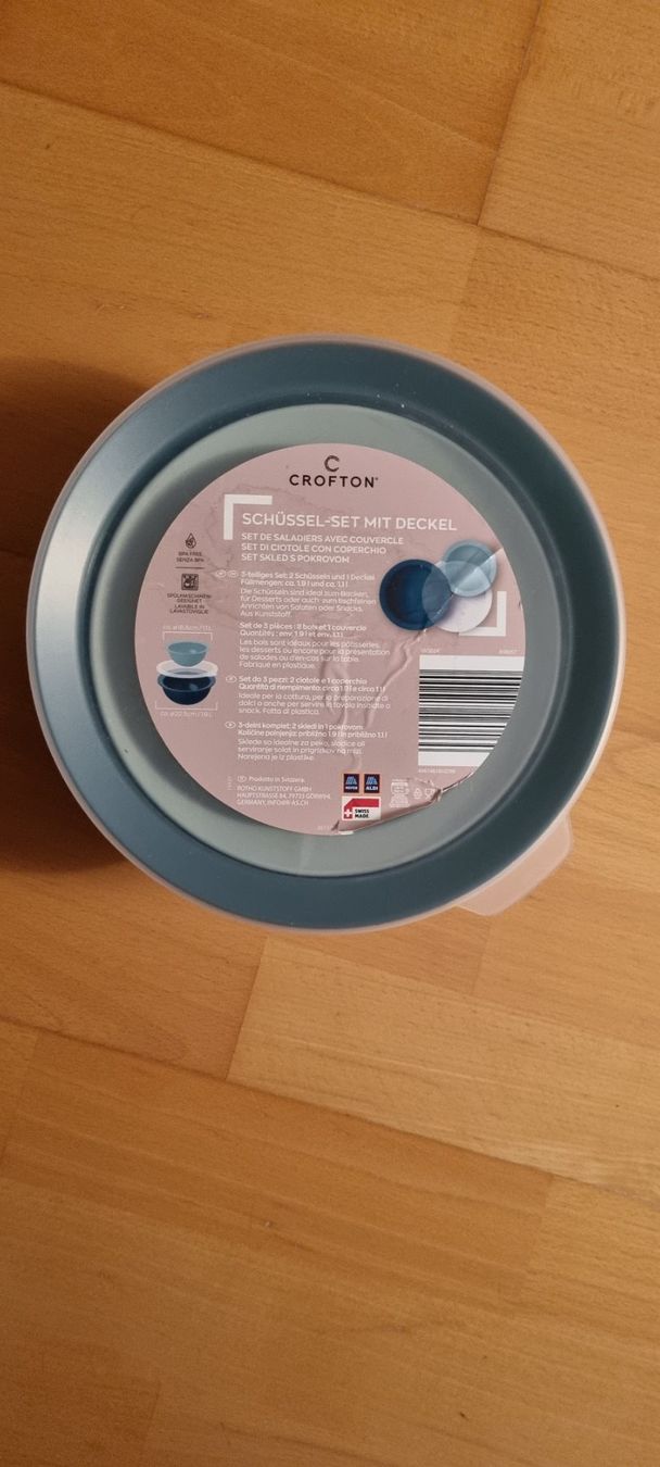 Ciotole: 3 teiliges Set mit 2 Schüsseln plus 1 Deckel – Nuovo (secondo la descrizione) da egliswil venduto da Maggy6 1