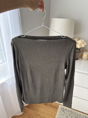 NEW - Mango Olive Colour Blouse Top Size M NP: 47.-