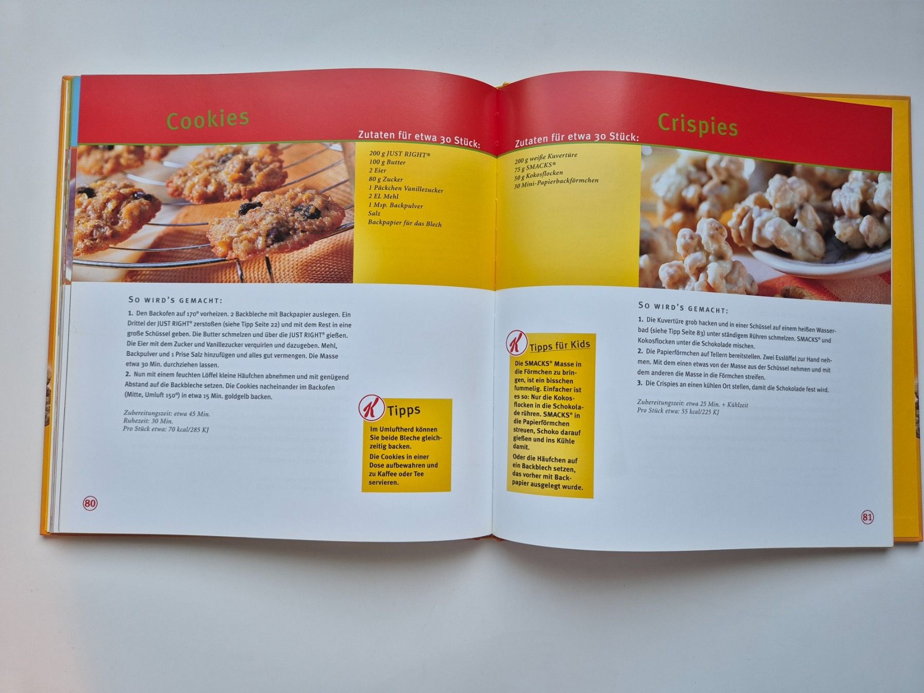 Bücher: KELLOGG'S - Koch - und Backbuch  KNUSPERLUST  //  GU – Neu (gemäss Beschreibung) aus Niederweningen von Obson 7