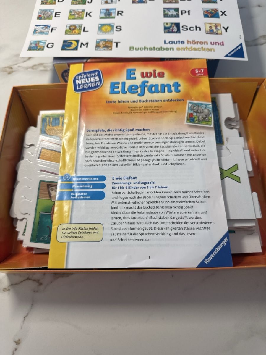 Ravensburger Giochi: Ravensburger lernen spiele – Usato da Meggen venduto da qmo_rb6k 2