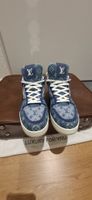 Louis Vuitton Sneaker Denim Blau Grösse 42 Neuwertig 