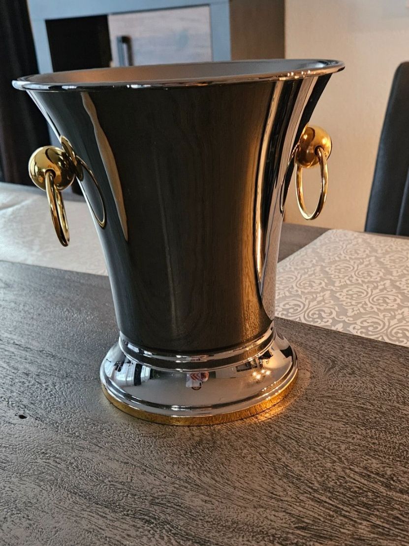Altro: Edler Champagnerkühler mit Eiswürfel-Behälter und -Zange – Usato da Urdorf venduto da catcat999 3