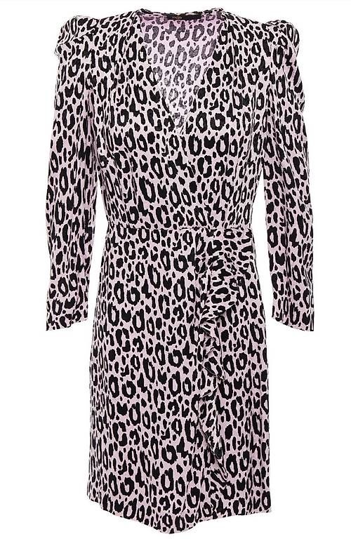Maje Vestiti: MAJE pink leopard summer dress – Usato da Castagnola venduto da Car2X2N