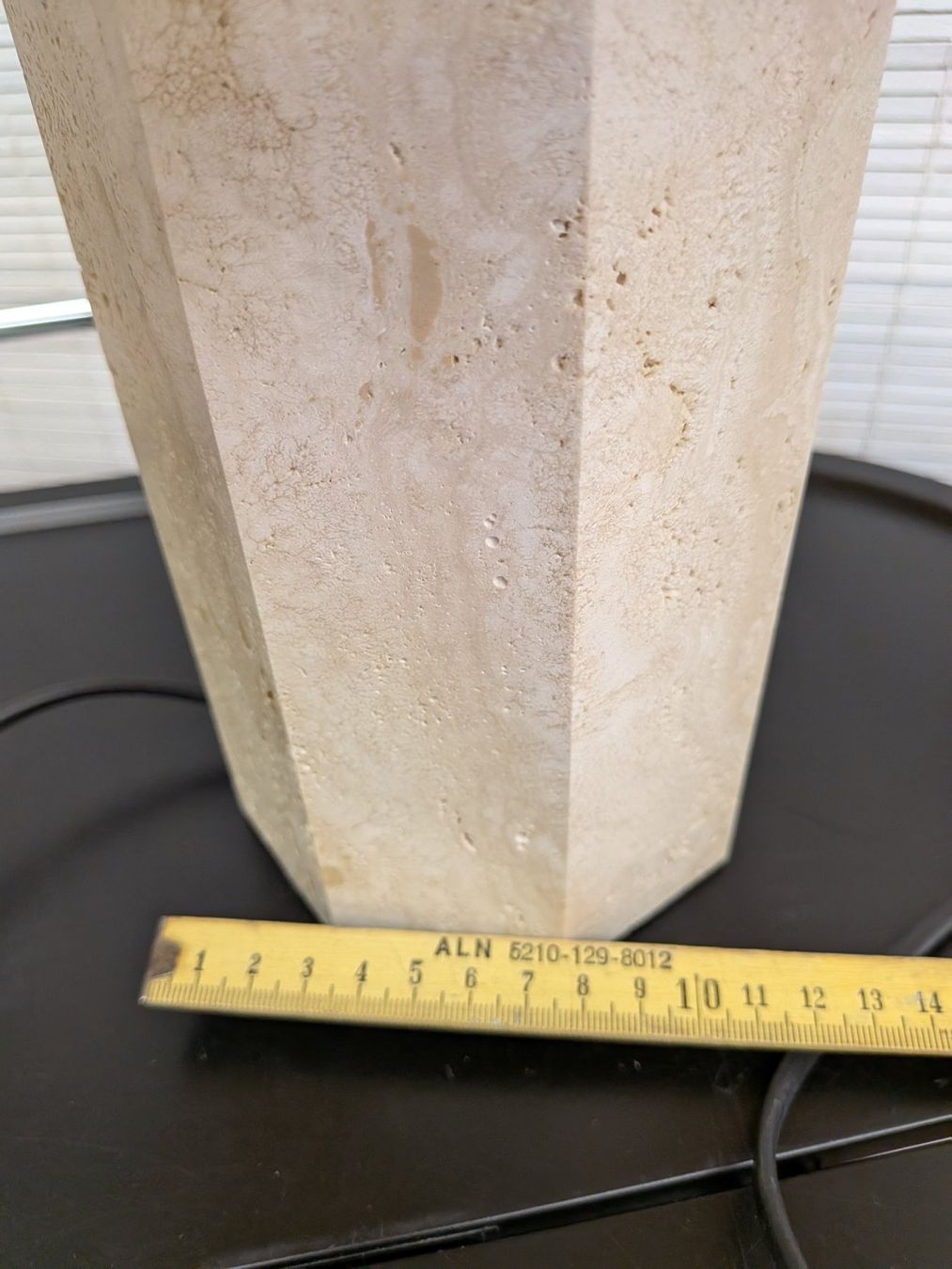 Lampade: Travertin Stein Tischlampe vermutlich Fratelli Mannelli ? – Usato da Emmen venduto da Brockofsky 8