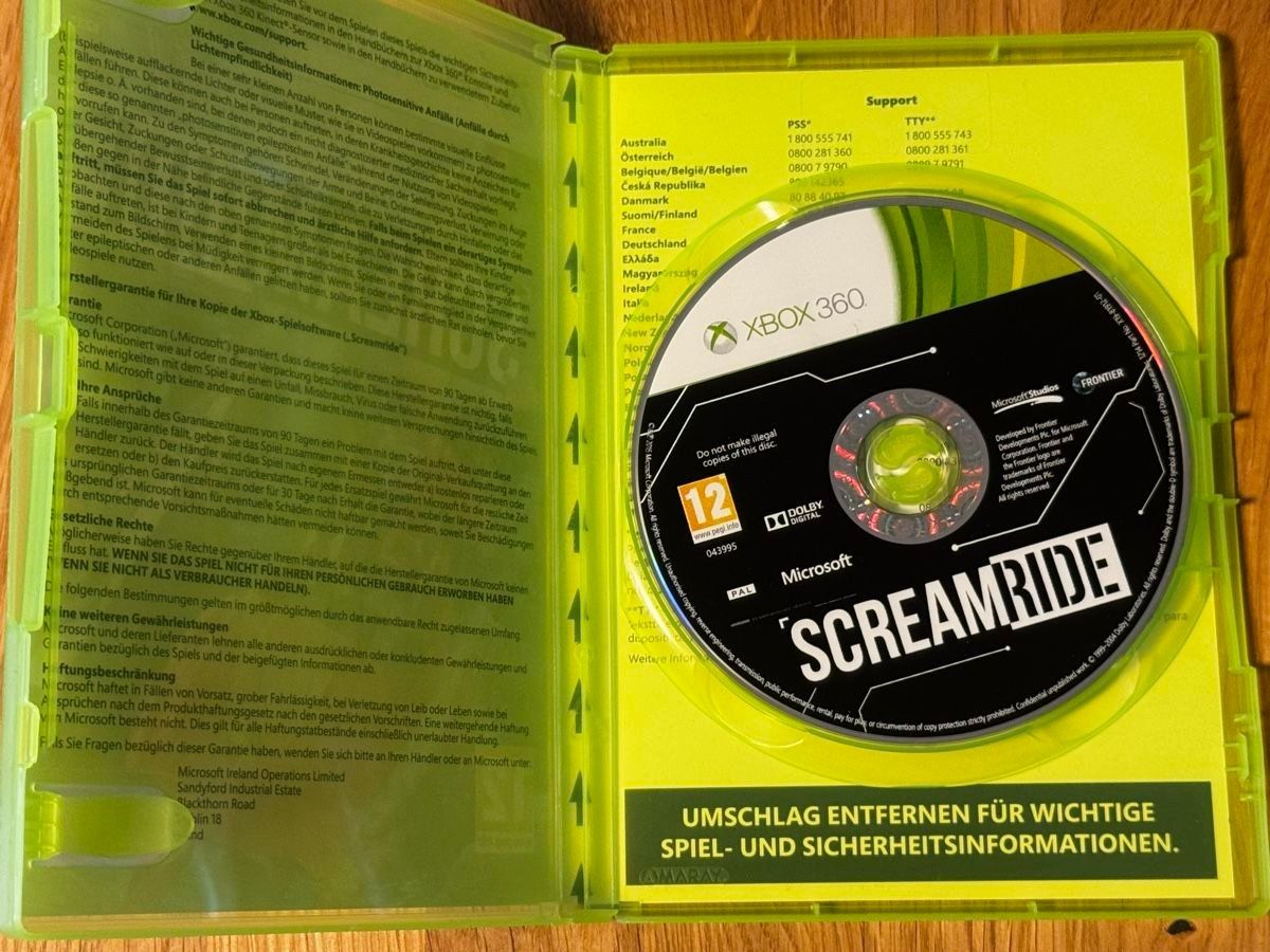 Giochi: Screamride - CIB - Xbox 360 – Usato da Uster venduto da GamesAndStuff 2