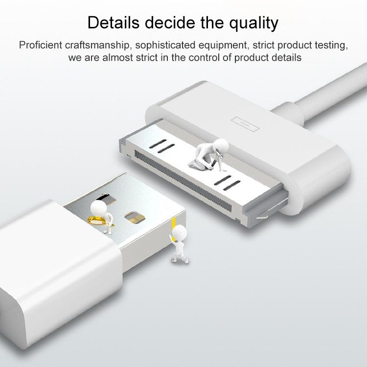Cavi: USB Datenkabel 2m kompatibel zu iPhone 4/3GS iPad 2/3 iPo – Nuovo e nell'imballaggio originale da Aesch BL venduto da _elektroniktrade_ 3