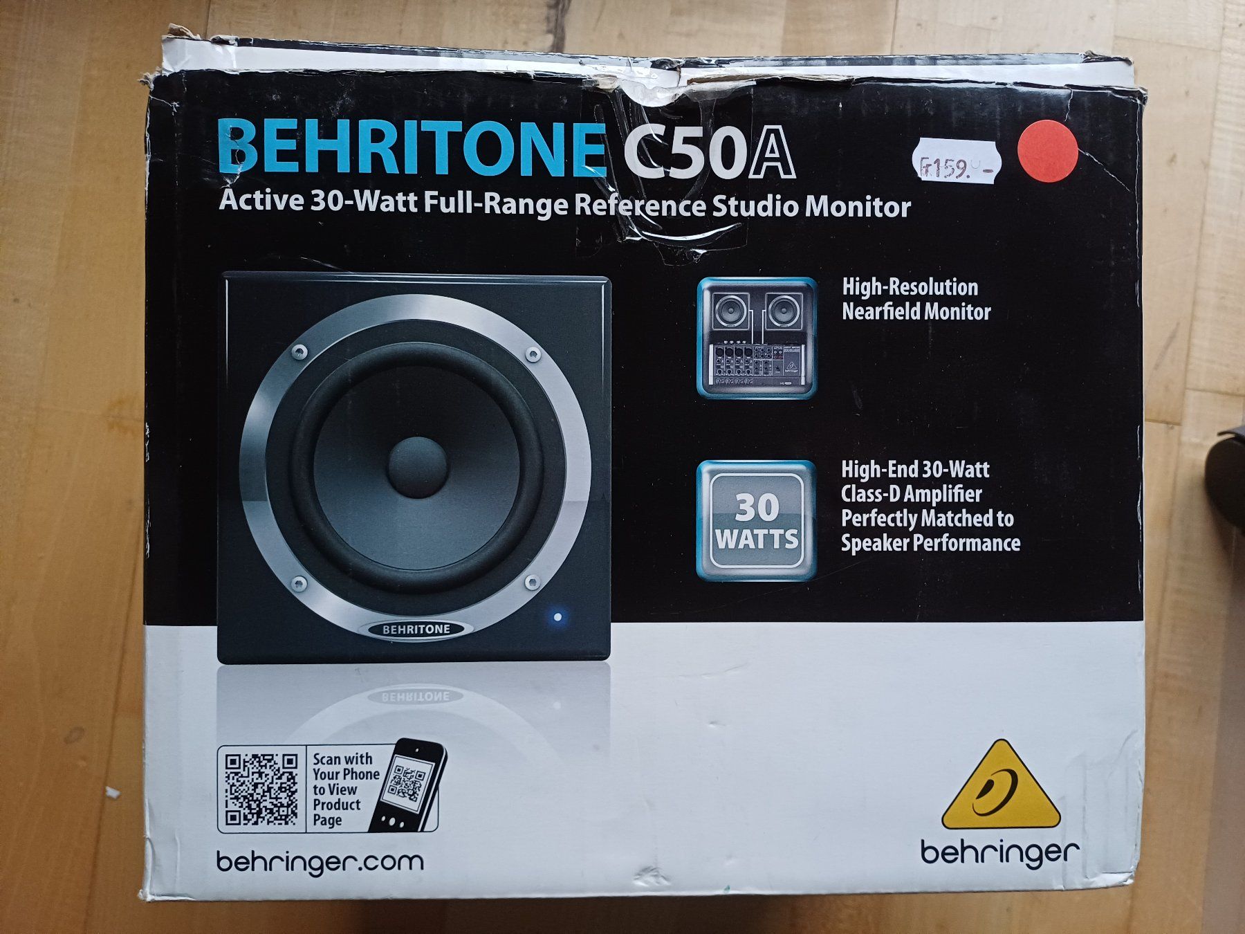 Behringer Lautsprecher: Moniteur studio full range de studio BEHRINGER Behritone C50 – Neu (gemäss Beschreibung) aus Aire-la-Ville von Longhouse 1