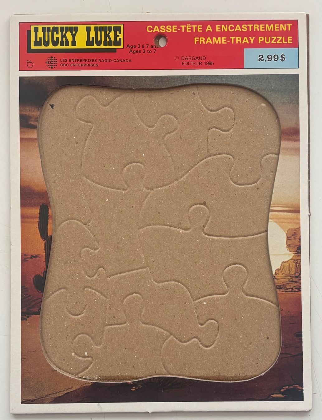 Puzzles: Puzzle Lucky Luke - Dargaud Editeur1985 – Gebraucht aus Neuchâtel von gefdeneuch 2