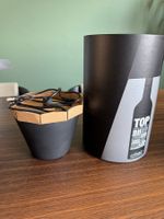 Sompex TOP 2.0 Akku-Flaschenleuchte LED Tischlampe grau