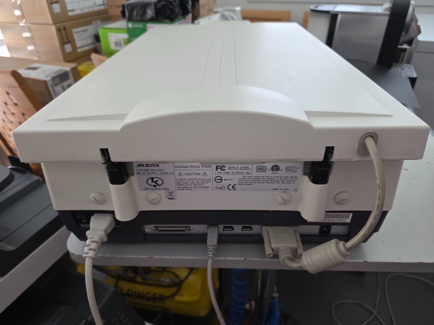 Scanner: A3-Scanner Microtek ScanMaker 9800XL Plus + TMA1600 Durchlic – Usato da Safenwil venduto da gudda 7