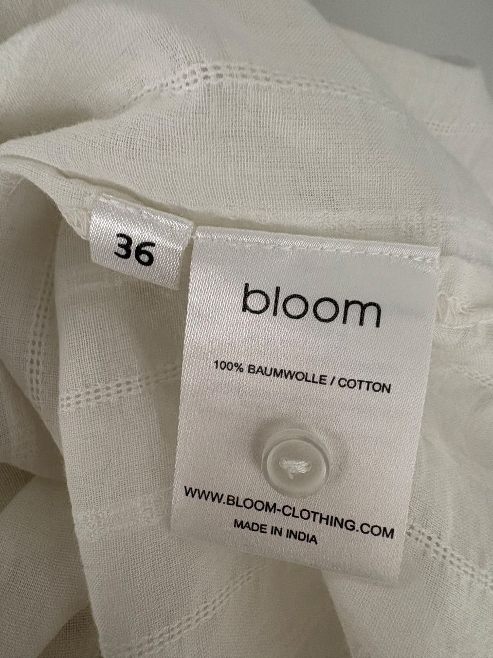 Camicette: Bloom Weisse Sommer Bluse mit Spitze 36 Boho Baumwolle – Nuovo (secondo la descrizione) da Regensdorf venduto da secondchancefashion 6