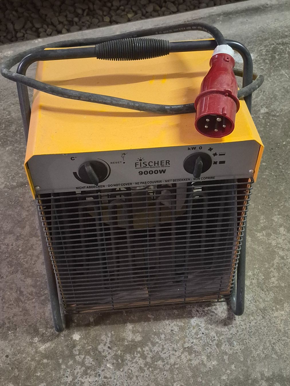 Radiatori: Fischer Elektroheizer 9000W mit Kabel gebraucht – Usato da Hugelshofen venduto da eo65 1