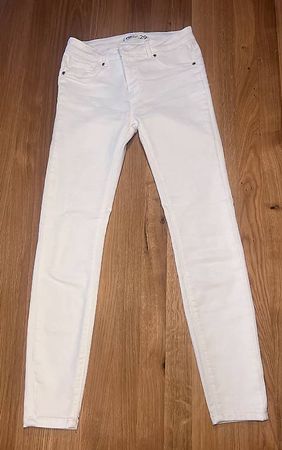 Skinny Push-up jeans Weiss