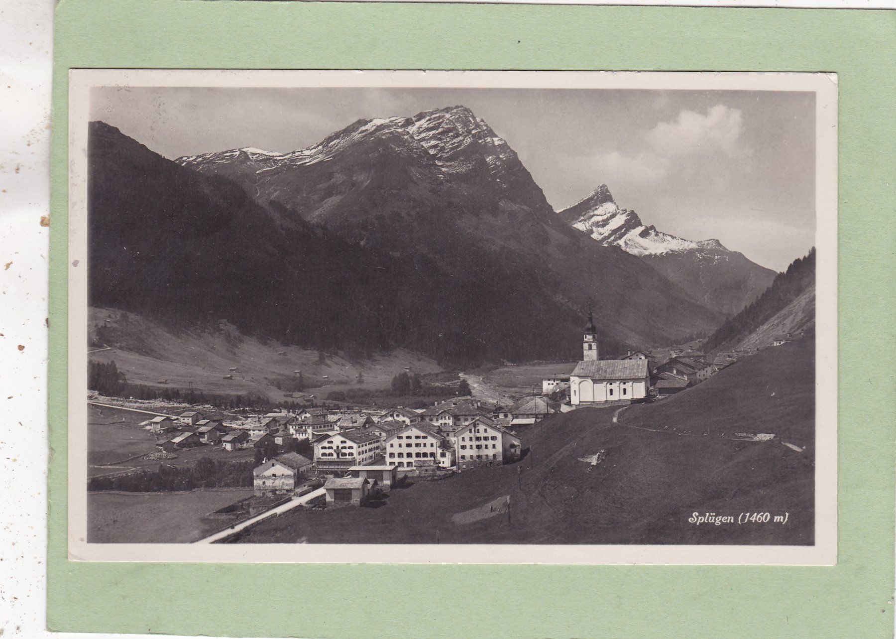 Cartoline postali: Splügen 1929 – Usato da Herisau venduto da Lisegrat2008